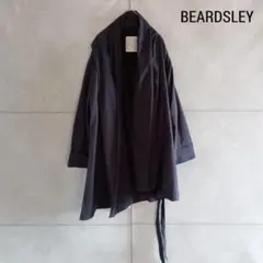 BEARDSLEY ビアズリー ノーカラー ドレープデザインコート　X4443のサムネイル
