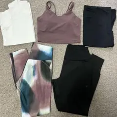 Real Stone ヨガウェア トップス ブラトップ　レギンス　ジョガーパンツ