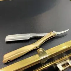 barber レザー 理容 美容 ゴールド 剃刀 - メルカリ