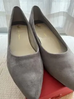オリエンタル　スエードパンプス　25.5