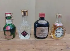 コレクター必見！ 洋酒 ミニボトル 4本セットのサムネイル