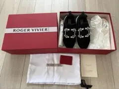 新品未使用　百貨店購入Roger Vivier クリスタル　スニーカー　34.5のサムネイル
