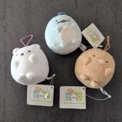 すみっコぐらし ぬいぐるみストラップ 3個セット