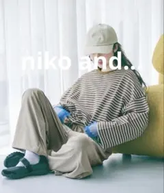 【美品】niko and...シアーチュール切り替えTEE