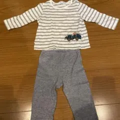 familiar ベビー服 80cm ストライプセット