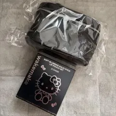 wakemake ハローキティ Qoo10限定セット ポーチ キーリング付き - メルカリ