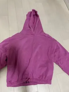 ZARA フード付きパーカー 13-14歳 ピンク