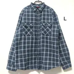 Hush Puppies 裏ボア チェックシャツ ジャケット US古着 L