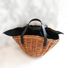 The Bagmati バグマティ かごバッグ ラタン レザー 美品のサムネイル