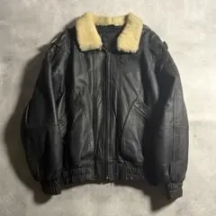 Vintage G-1 leather flight jacket 襟ボア 本革