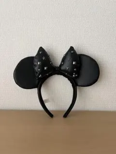 ミニー　カチューシャ　ディズニー　レザー