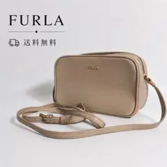 マメ様】FURLA リリー カメラバッグ ショルダーバッグ ダブルジップ