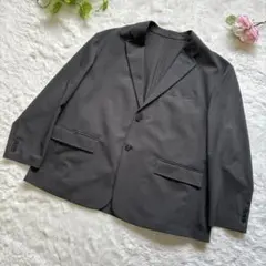 希少4XL✨ユニクロ　感動ジャケット　グレー　大きなサイズ
