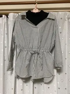 AZUL ストライプ柄シャツ Sサイズのサムネイル