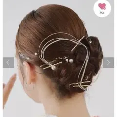 ヘアアクセサリー オケージョン ヘッドアクセサリー 水引 パールラティス