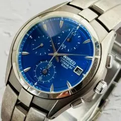 腕時計メンズ電池交換済みSEIKOセイコーWIREDクォーツ7T92-0AC0
