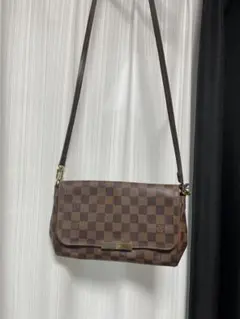 Louis Vuitton ダミエフェイボリットMMショルダーバッグ - メルカリ