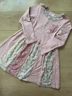 リバティプリントパッチワークワンピース【日本製】