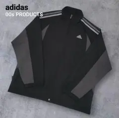 レア 00s adidas アディダス トラック ジャケット ジャージ L 黒