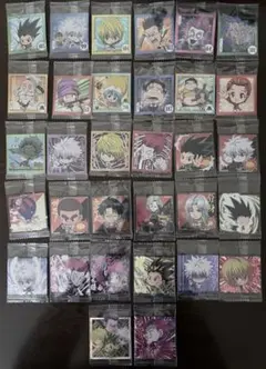 ハンターハンターウエハース　第5弾　シール　32枚コンプセット！②切口ギザギザ