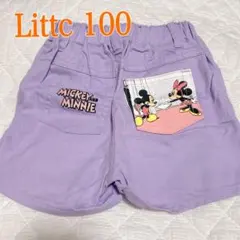 ディズニー ハーフパンツ 100 リトシー しまむら ミッキー ミニー 紫