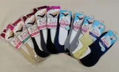 okamoto 脱げないココピタ フットカバー 10足セット 23-25cm