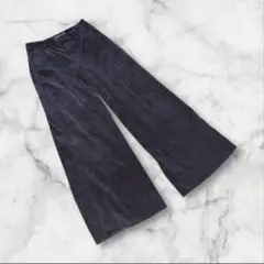 【ポロラルフローレン】（2）コーデュロイパンツ ストレート ワイド ネイビー系