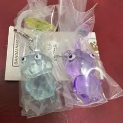 ピクミン　めじるしアクセサリー　氷　ムラサキ　ガチャ