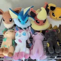 ポケモン ブイズ ぬいぐるみ 9体セット イーブイコレクション - メルカリ