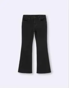 GU スリムフレアジーンズ XXL 黒 標準丈