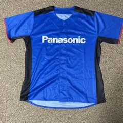 Panasonic 社会人野球部　ユニフォーム 青 半袖