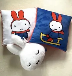 ミッフィー フェイスクッション ボアクッション ３点セット