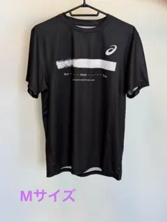 asics 東京マラソン2026 ランニングシャツ M 黒