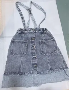 BREEZE デニムジャンバースカート 140cm