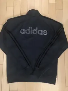 アディダス adidas スウェット ジャージ 黒