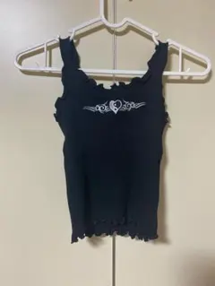 フリル付き　黒　ビスチェ　Mサイズ