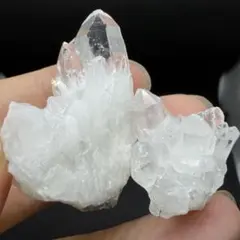 122 水晶クラスター 2点 原石 天然石 浄化 インテリア 置物