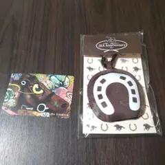 JRA競馬グッズ オリジナルウマく拭けるクリーナークロス　使用済みクオカード