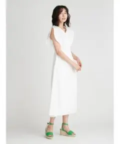 CELFORD セルフォード　アーチフリルスリーブワンピース