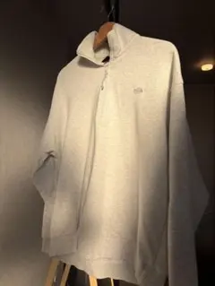THE NORTH FACE グレー ハーフジップ スウェット L