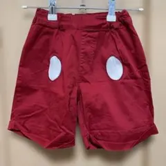 ミッキー なりきりパンツ　Disney 赤 半ズボン 110 シューラルー