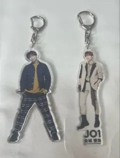 JO1 金城碧海 アクリルキーホルダー 缶バッジ セット - メルカリ
