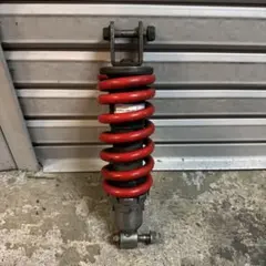 ジェイド250 リアサス 赤/ローダウン JADE　サスペンション 純正長 HONDA JADE(ホンダ ジェイド)用 リアサスペンションをワンオフし