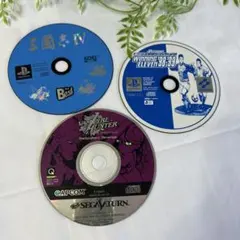 ゲームソフト 3本セット PS1 ×2 セガサターン×1
