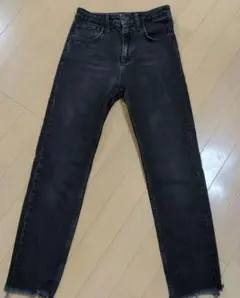 ZARA ダークグレー ストレートデニム EUR 36