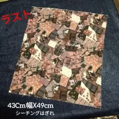 【ラスト】シーチングはぎれ リアルチョコ スイーツ インジェクト