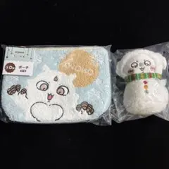 エニマイくじ ちいかわ D賞ポーチ・E賞マスコット「モモンガ」