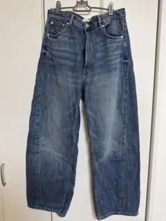 ZARA デニムパンツ ワイドレッグ ブルー EUR38のサムネイル