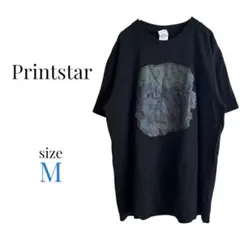 printstar【M】半袖プリントTシャツ ヴィンテージ 古着 ブラック