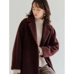 グリーンレーベルリラクシング　FAbRICA　ロングチェスターコート　36